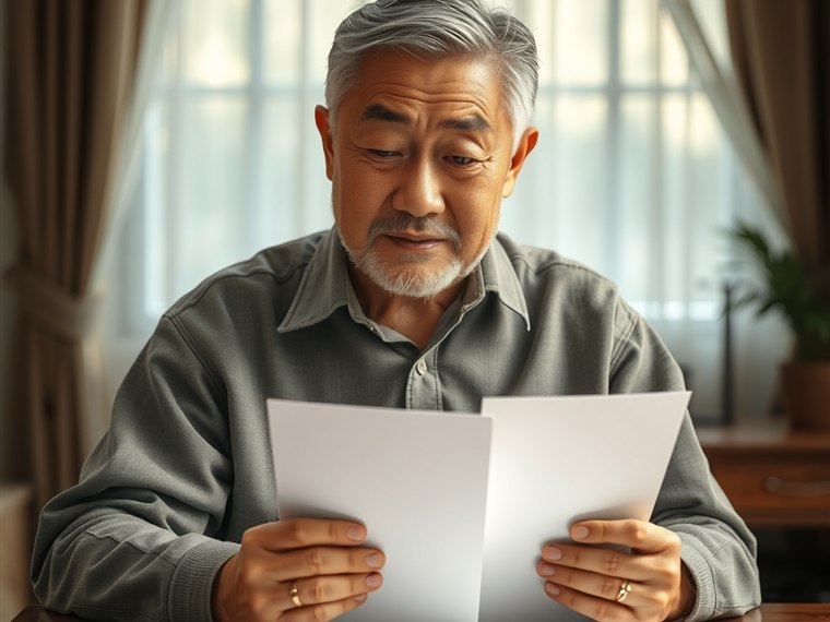 여러 장의 보험 안내서를 펼쳐 놓은 모습