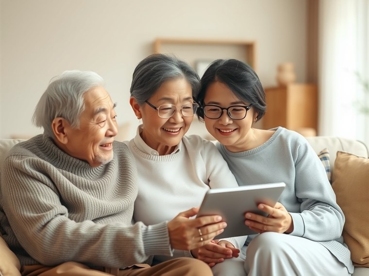 보험 약관을 살펴보는 부부